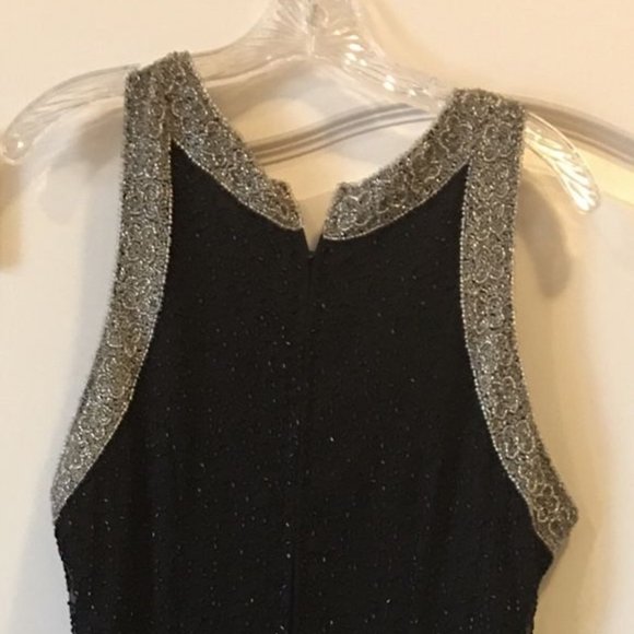 Black Dress With Silver Sequins - Picture 4 of 6